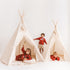 Minicamp Extra Large Indoor Teepee Tent With Tassels Decor